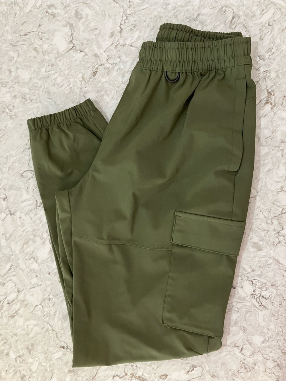 all in motion Olive Cargo Jogger Pants, Men’s Small